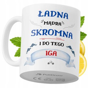 Kubek Dla Igi na Prezent z Nadrukiem ze Zdjęciem 330 ml PoliDraw 971613 Kubek Dla Igi na Prezent z Nadrukiem ze Zdjęciem 330 ml PoliDraw 971613