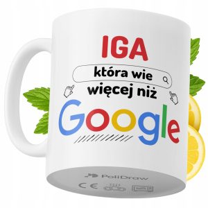 Kubek Dla Igi na Prezent z Nadrukiem ze Zdjęciem 330 ml PoliDraw 970624 Kubek Dla Igi na Prezent z Nadrukiem ze Zdjęciem 330 ml PoliDraw 970624
