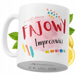Kubek Dla Imprezowicza na Prezent z Nadrukiem ze Zdjęciem 330 ml PoliDraw 971180 Kubek Dla Imprezowicza na Prezent z Nadrukiem ze Zdjęciem 330 ml PoliDraw 971180