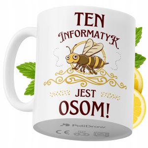 Kubek Dla Informatyka na Prezent z Nadrukiem ze Zdjęciem 330 ml PoliDraw 970878 Kubek Dla Informatyka na Prezent z Nadrukiem ze Zdjęciem 330 ml PoliDraw 970878
