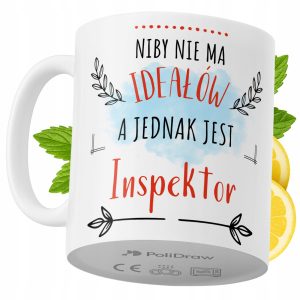 Kubek Dla Inspektora na Prezent z Nadrukiem ze Zdjęciem 330 ml PoliDraw 971264 Kubek Dla Inspektora na Prezent z Nadrukiem ze Zdjęciem 330 ml PoliDraw 971264