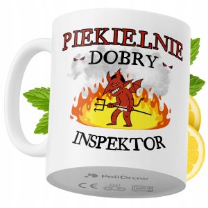 Kubek Dla Inspektora na Prezent z Nadrukiem ze Zdjęciem 330 ml PoliDraw 971266 Kubek Dla Inspektora na Prezent z Nadrukiem ze Zdjęciem 330 ml PoliDraw 971266