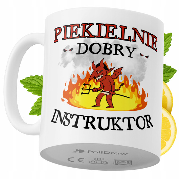 Kubek Dla Instruktora na Prezent z Nadrukiem ze Zdjęciem 330 ml PoliDraw 971388