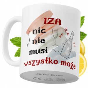 Kubek Dla Izy na Prezent z Nadrukiem ze Zdjęciem 330 ml PoliDraw 971541