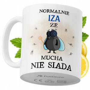 Kubek Dla Izy na Prezent z Nadrukiem ze Zdjęciem 330 ml PoliDraw 970467