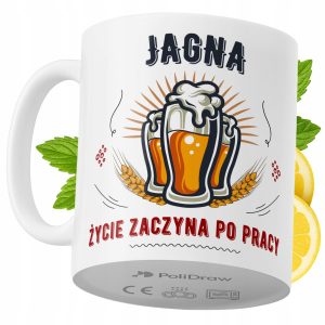 Kubek Dla Jagny na Prezent z Nadrukiem ze Zdjęciem 330 ml PoliDraw 971998 Kubek Dla Jagny na Prezent z Nadrukiem ze Zdjęciem 330 ml PoliDraw 971998