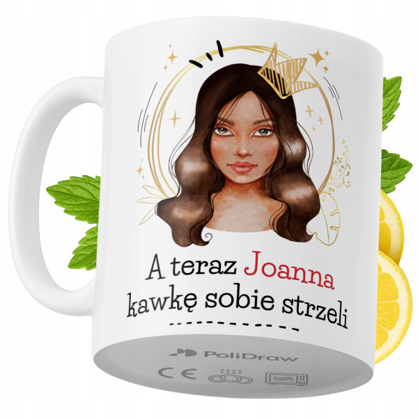 Kubek Dla Joanny na Prezent z Nadrukiem ze Zdjęciem 330 ml PoliDraw 971753