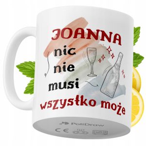 Kubek Dla Joanny na Prezent z Nadrukiem ze Zdjęciem 330 ml PoliDraw 970432 Kubek Dla Joanny na Prezent z Nadrukiem ze Zdjęciem 330 ml PoliDraw 970432