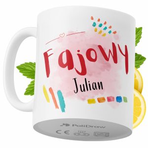 Kubek Dla Juliana na Prezent z Nadrukiem ze Zdjęciem 330 ml PoliDraw 971809 Kubek Dla Juliana na Prezent z Nadrukiem ze Zdjęciem 330 ml PoliDraw 971809