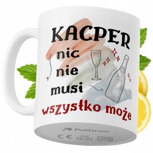 Kubek Dla Kacpra na Prezent z Nadrukiem ze Zdjęciem 330 ml PoliDraw 973272 Kubek Dla Kacpra na Prezent z Nadrukiem ze Zdjęciem 330 ml PoliDraw 973272