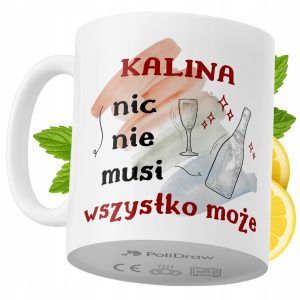 Kubek Dla Kaliny na Prezent z Nadrukiem ze Zdjęciem 330 ml PoliDraw 970358 Kubek Dla Kaliny na Prezent z Nadrukiem ze Zdjęciem 330 ml PoliDraw 970358