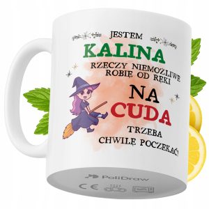 Kubek Dla Kaliny na Prezent z Nadrukiem ze Zdjęciem 330 ml PoliDraw 973717 Kubek Dla Kaliny na Prezent z Nadrukiem ze Zdjęciem 330 ml PoliDraw 973717