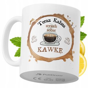 Kubek Dla Kaliny na Prezent z Nadrukiem ze Zdjęciem 330 ml PoliDraw 970392 Kubek Dla Kaliny na Prezent z Nadrukiem ze Zdjęciem 330 ml PoliDraw 970392