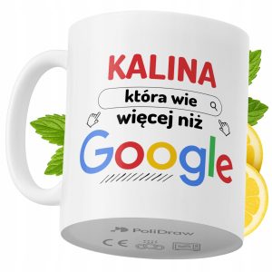 Kubek Dla Kaliny na Prezent z Nadrukiem ze Zdjęciem 330 ml PoliDraw 971089 Kubek Dla Kaliny na Prezent z Nadrukiem ze Zdjęciem 330 ml PoliDraw 971089