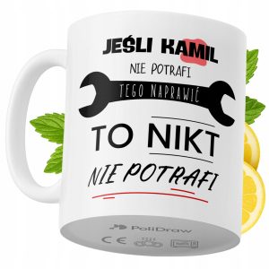 Kubek Dla Kamila na Prezent z Nadrukiem ze Zdjęciem 330 ml PoliDraw 973904 Kubek Dla Kamila na Prezent z Nadrukiem ze Zdjęciem 330 ml PoliDraw 973904