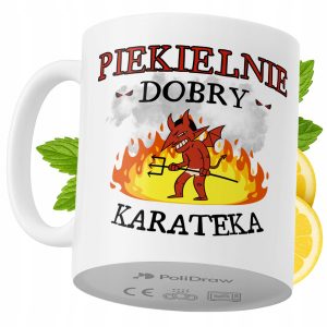Kubek Dla Karateki na Prezent z Nadrukiem ze Zdjęciem 330 ml PoliDraw 971293 Kubek Dla Karateki na Prezent z Nadrukiem ze Zdjęciem 330 ml PoliDraw 971293