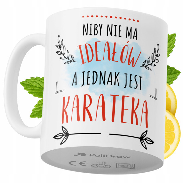 Kubek Dla Karateki na Prezent z Nadrukiem ze Zdjęciem 330 ml PoliDraw 971663