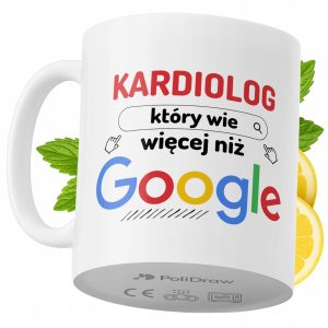 Kubek Dla Kardiologa na Prezent z Nadrukiem ze Zdjęciem 330 ml PoliDraw 971687 Kubek Dla Kardiologa na Prezent z Nadrukiem ze Zdjęciem 330 ml PoliDraw 971687