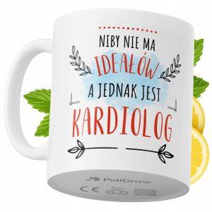 Kubek Dla Kardiologa na Prezent z Nadrukiem ze Zdjęciem 330 ml PoliDraw 972792 Kubek Dla Kardiologa na Prezent z Nadrukiem ze Zdjęciem 330 ml PoliDraw 972792