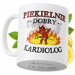 Kubek Dla Kardiologa na Prezent z Nadrukiem ze Zdjęciem 330 ml PoliDraw 972880 Kubek Dla Kardiologa na Prezent z Nadrukiem ze Zdjęciem 330 ml PoliDraw 972880