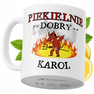 Kubek Dla Karola na Prezent z Nadrukiem ze Zdjęciem 330 ml PoliDraw 973600 Kubek Dla Karola na Prezent z Nadrukiem ze Zdjęciem 330 ml PoliDraw 973600