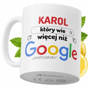 Kubek Dla Karola na Prezent z Nadrukiem ze Zdjęciem 330 ml PoliDraw 971453 Kubek Dla Karola na Prezent z Nadrukiem ze Zdjęciem 330 ml PoliDraw 971453