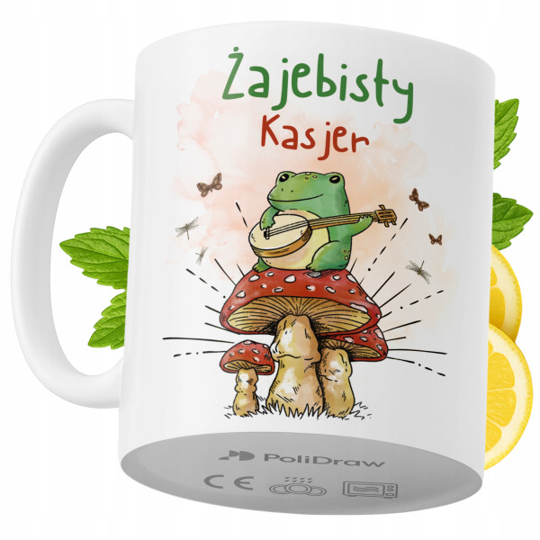 Kubek Dla Kasjera na Prezent z Nadrukiem ze Zdjęciem 330 ml PoliDraw 970422