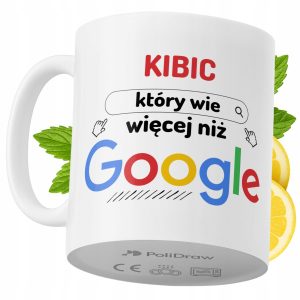 Kubek Dla Kibica na Prezent z Nadrukiem ze Zdjęciem 330 ml PoliDraw 972504 Kubek Dla Kibica na Prezent z Nadrukiem ze Zdjęciem 330 ml PoliDraw 972504