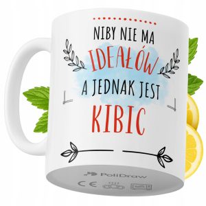 Kubek Dla Kibica na Prezent z Nadrukiem ze Zdjęciem 330 ml PoliDraw 973756 Kubek Dla Kibica na Prezent z Nadrukiem ze Zdjęciem 330 ml PoliDraw 973756