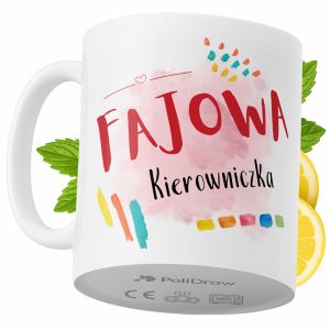 Kubek Dla Kierowniczki na Prezent z Nadrukiem ze Zdjęciem 330 ml PoliDraw 971190 Kubek Dla Kierowniczki na Prezent z Nadrukiem ze Zdjęciem 330 ml PoliDraw 971190