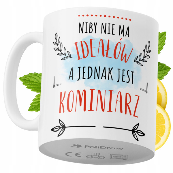 Kubek Dla Kominiarza na Prezent z Nadrukiem ze Zdjęciem 330 ml PoliDraw 972705