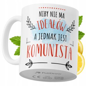 Kubek Dla Komunisty na Prezent z Nadrukiem ze Zdjęciem 330 ml PoliDraw 971945 Kubek Dla Komunisty na Prezent z Nadrukiem ze Zdjęciem 330 ml PoliDraw 971945