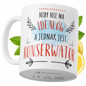 Kubek Dla Konserwatora na Prezent z Nadrukiem ze Zdjęciem 330 ml PoliDraw 970574 Kubek Dla Konserwatora na Prezent z Nadrukiem ze Zdjęciem 330 ml PoliDraw 970574