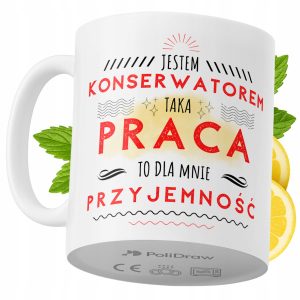 Kubek Dla Konserwatora na Prezent z Nadrukiem ze Zdjęciem 330 ml PoliDraw 971448 Kubek Dla Konserwatora na Prezent z Nadrukiem ze Zdjęciem 330 ml PoliDraw 971448