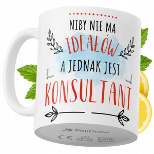 Kubek Dla Konsultanta na Prezent z Nadrukiem ze Zdjęciem 330 ml PoliDraw 970547 Kubek Dla Konsultanta na Prezent z Nadrukiem ze Zdjęciem 330 ml PoliDraw 970547