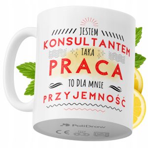 Kubek Dla Konsultanta na Prezent z Nadrukiem ze Zdjęciem 330 ml PoliDraw 971980 Kubek Dla Konsultanta na Prezent z Nadrukiem ze Zdjęciem 330 ml PoliDraw 971980