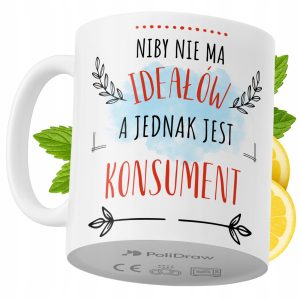 Kubek Dla Konsumenta na Prezent z Nadrukiem ze Zdjęciem 330 ml PoliDraw 973477 Kubek Dla Konsumenta na Prezent z Nadrukiem ze Zdjęciem 330 ml PoliDraw 973477