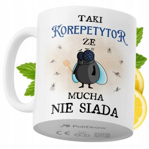 Kubek Dla Korepetytora na Prezent z Nadrukiem ze Zdjęciem 330 ml PoliDraw 970769