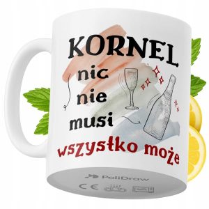 Kubek Dla Kornela na Prezent z Nadrukiem ze Zdjęciem 330 ml PoliDraw 970427