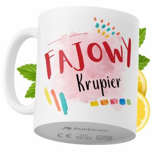 Kubek Dla Krupiera na Prezent z Nadrukiem ze Zdjęciem 330 ml PoliDraw 970949 Kubek Dla Krupiera na Prezent z Nadrukiem ze Zdjęciem 330 ml PoliDraw 970949