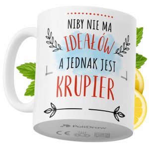 Kubek Dla Krupiera na Prezent z Nadrukiem ze Zdjęciem 330 ml PoliDraw 970384 Kubek Dla Krupiera na Prezent z Nadrukiem ze Zdjęciem 330 ml PoliDraw 970384