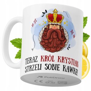 Kubek Dla Krystiana na Prezent z Nadrukiem ze Zdjęciem 330 ml PoliDraw 970453 Kubek Dla Krystiana na Prezent z Nadrukiem ze Zdjęciem 330 ml PoliDraw 970453
