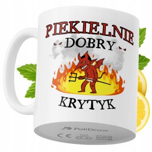 Kubek Dla Krytyka na Prezent z Nadrukiem ze Zdjęciem 330 ml PoliDraw 972016 Kubek Dla Krytyka na Prezent z Nadrukiem ze Zdjęciem 330 ml PoliDraw 972016
