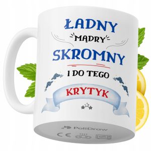 Kubek Dla Krytyka na Prezent z Nadrukiem ze Zdjęciem 330 ml PoliDraw 971452 Kubek Dla Krytyka na Prezent z Nadrukiem ze Zdjęciem 330 ml PoliDraw 971452
