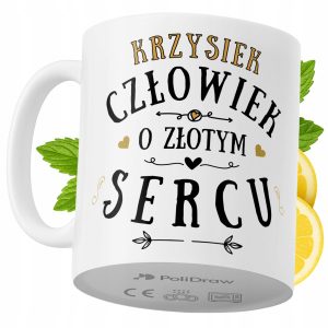 Kubek Dla Krzyśka na Prezent z Nadrukiem ze Zdjęciem 330 ml PoliDraw 971847 Kubek Dla Krzyśka na Prezent z Nadrukiem ze Zdjęciem 330 ml PoliDraw 971847