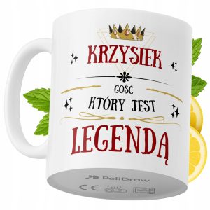 Kubek Dla Krzyśka na Prezent z Nadrukiem ze Zdjęciem 330 ml PoliDraw 970712 Kubek Dla Krzyśka na Prezent z Nadrukiem ze Zdjęciem 330 ml PoliDraw 970712