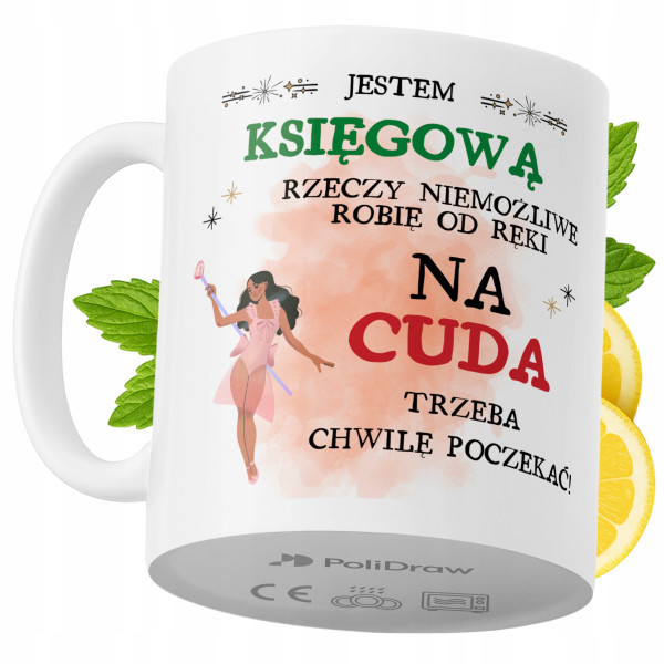 Kubek Dla Księgowej na Prezent z Nadrukiem ze Zdjęciem 330 ml PoliDraw 970513