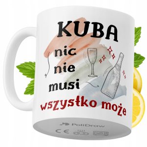 Kubek Dla Kuby na Prezent z Nadrukiem ze Zdjęciem 330 ml PoliDraw 970955 Kubek Dla Kuby na Prezent z Nadrukiem ze Zdjęciem 330 ml PoliDraw 970955