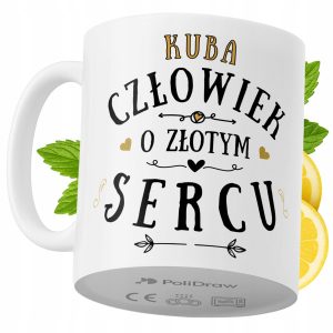 Kubek Dla Kuby na Prezent z Nadrukiem ze Zdjęciem 330 ml PoliDraw 971097 Kubek Dla Kuby na Prezent z Nadrukiem ze Zdjęciem 330 ml PoliDraw 971097