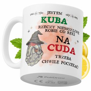 Kubek Dla Kuby na Prezent z Nadrukiem ze Zdjęciem 330 ml PoliDraw 971319